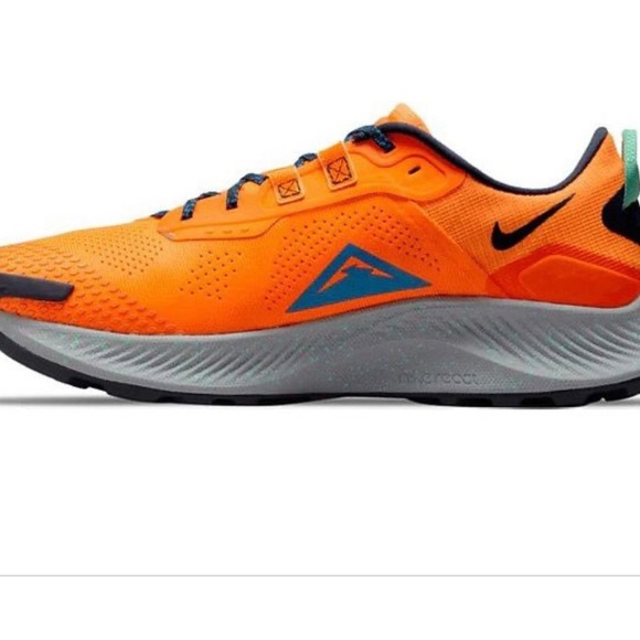 Nike Pegasus Trail3 Running Total Orange/Blue Men’s Size 9.5 Brand New - Picture 4 of 12